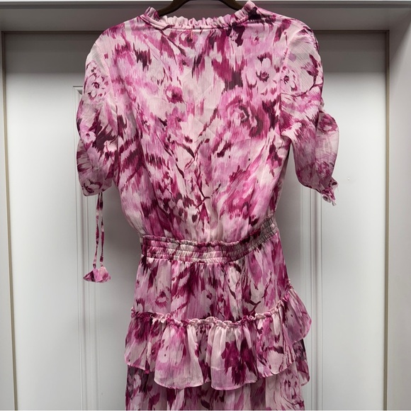 MISA Becca Dress in La Vie En Rose Pink Mini Dress - Picture 11 of 16